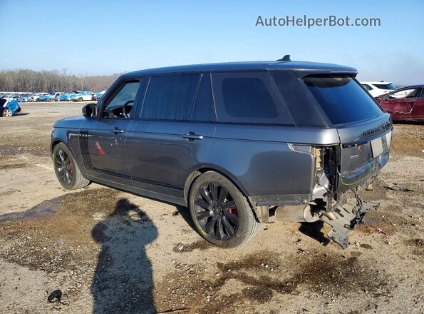 SALGS3EFXGA317143 2016 LAND ROVER RANGE Серый Задняя левая четверть