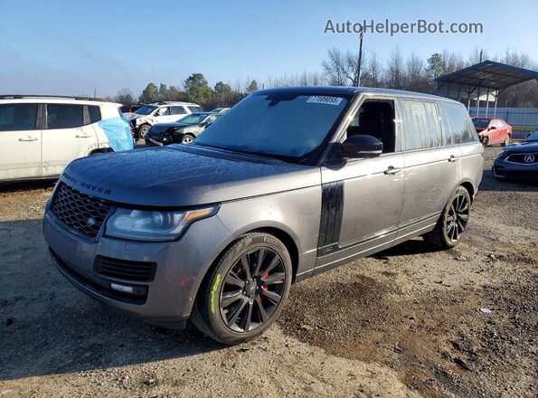 SALGS3EFXGA317143 2016 LAND ROVER RANGE Серый Передняя левая четверть