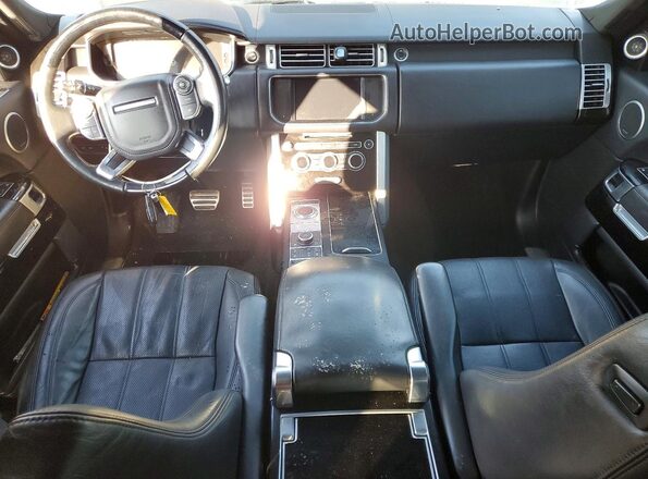 SALGS3EFXGA317143 2016 LAND ROVER RANGE Серый Вид панели приборов