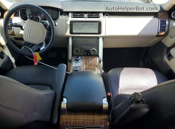 SALGS4RY4MA419020 2021 LAND ROVER RANGE Blue Առջևի վահանակի տեսք