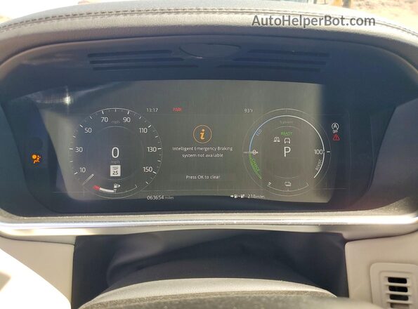 SALGS4RY4MA419020 2021 LAND ROVER RANGE Blue Սարքավորումների վահանակի տեսք