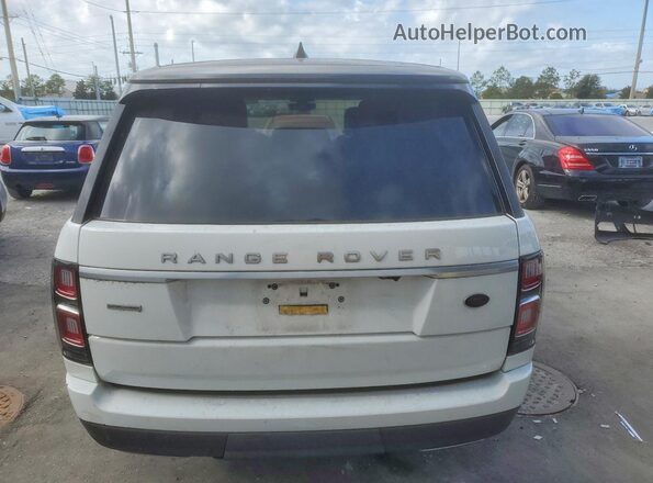 SALGS5RE1JA391748 2018 LAND ROVER RANGE White Widok z tyłu