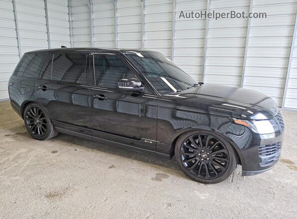 SALGS5RE6JA381877 2018 LAND ROVER RANGE Black Delantero derecho