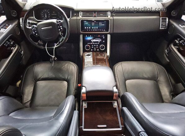 SALGS5RE6JA381877 2018 LAND ROVER RANGE Black Vista del salpicadero