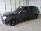 2018 Land Rover Range Rover Supercharged Black vin: SALGS5RE6JA381877 Damage: Left Front Fender, Heavy Scratch, 1/2 To 1 Inch