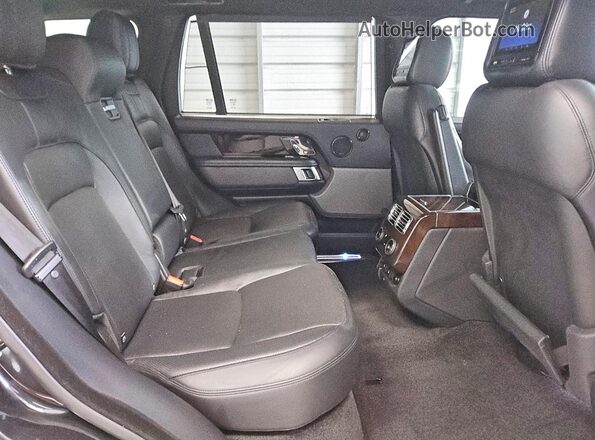 SALGS5RE6JA381877 2018 LAND ROVER RANGE Black Vista de los asientos traseros
