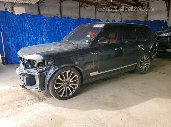 SALGV2FE9HA327140 2017 LAND ROVER RANGE Черный Передняя левая четверть
