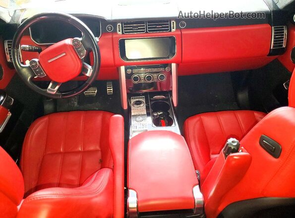 SALGV2FE9HA327140 2017 LAND ROVER RANGE Черный Вид панели приборов
