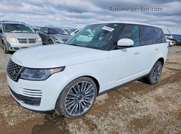 SALGV2SE6MA449602 2021 LAND ROVER RANGE White Vista tres cuartos delantera izquierda