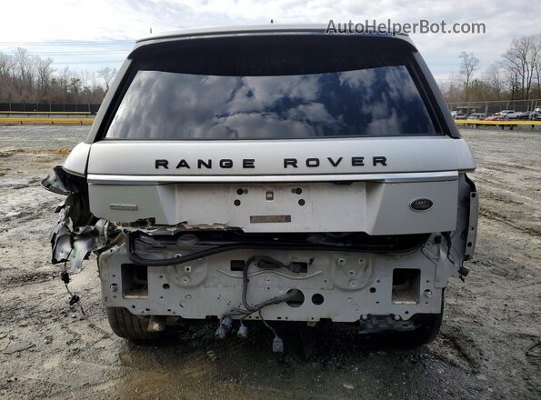 SALGV5FE0HA352963 2017 LAND ROVER RANGE Silver Вид ззаду