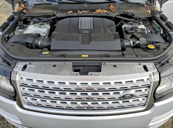 SALGV5FE0HA352963 2017 LAND ROVER RANGE Silver Вид підкапотного простору