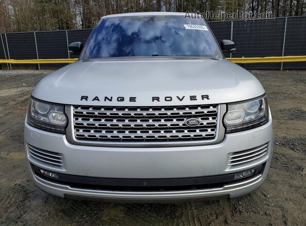 SALGV5FE0HA352963 2017 LAND ROVER RANGE Silver Вид спереду