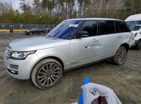 SALGV5FE0HA352963 2017 LAND ROVER RANGE Silver Передня ліва чверть