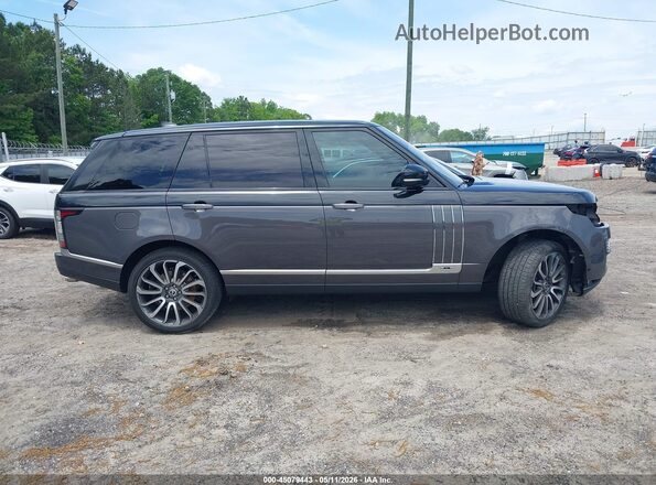 SALGW3FE6HA347803 2017 LAND ROVER RANGE ROVER Gray Widok zestawu wskaźników
