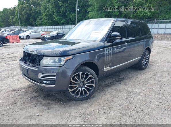 SALGW3FE6HA347803 2017 LAND ROVER RANGE ROVER Gray Przód lewy