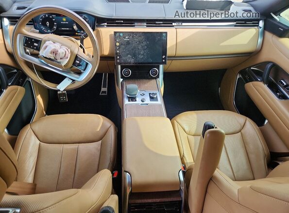 SALKP9E75PA025052 2023 LAND ROVER RANGE Зеленый Вид панели приборов