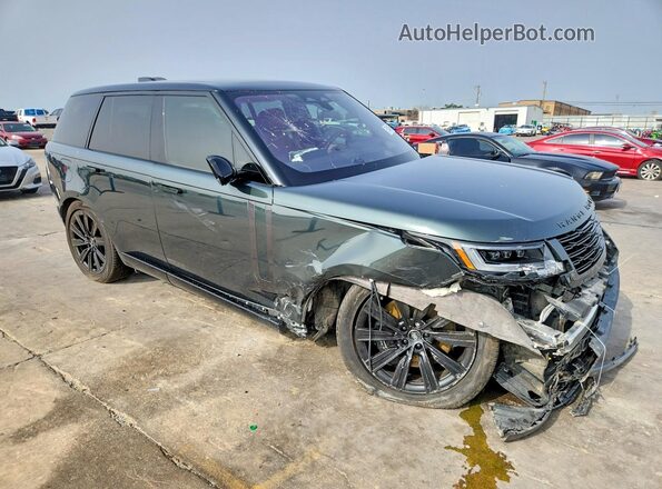 SALKP9E75PA025052 2023 LAND ROVER RANGE Зеленый Передняя правая четверть