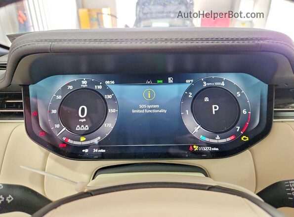 SALKP9FU0SA294105 2025 LAND ROVER RANGE Белый Вид щитка приборов