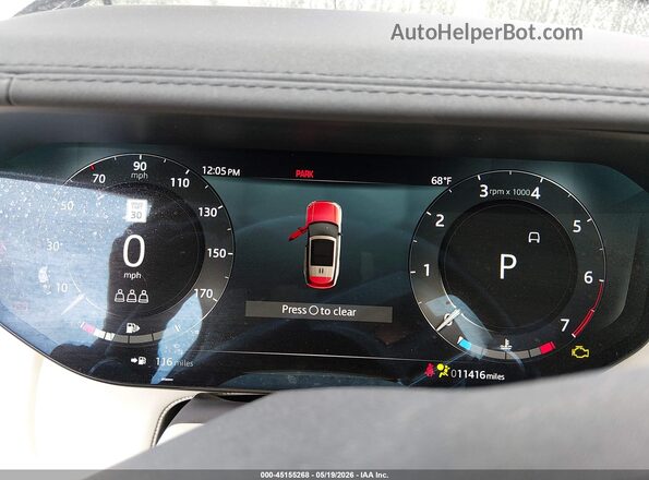 SALKP9FU8PA051925 2023 LAND ROVER RANGE ROVER Gray Вид задніх сидінь