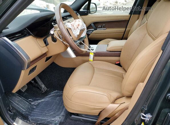 SALKPBFU4SA314248 2025 LAND ROVER RANGE Зеленый Вид салона спереди