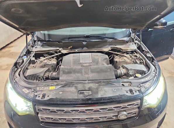 SALRG2RV6L2428363 2020 LAND ROVER DISCOVERY Black Widok komory silnika