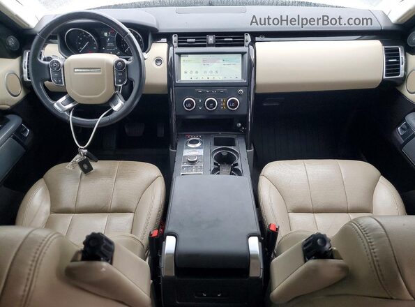 SALRG2RV8JA072419 2018 LAND ROVER DISCOVERY Белый Вид панели приборов