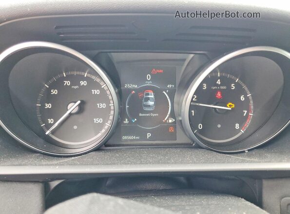 SALRGBBV6HA040783 2017 LAND ROVER DISCOVERY Silver ხელსაწყოთა პანელის ხედი