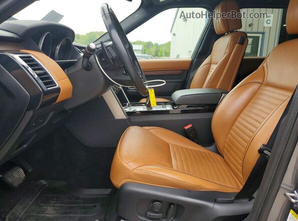 SALRHBBV3HA022044 2017 LAND ROVER DISCOVERY Серый Вид салона спереди