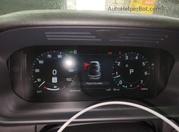 SALRJ2EX9R2490258 2024 LAND ROVER DISCOVERY Черный Вид щитка приборов