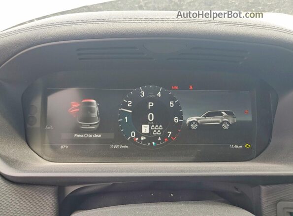 SALRL4EU0S2504663 2025 LAND ROVER DISCOVERY Черный Вид щитка приборов
