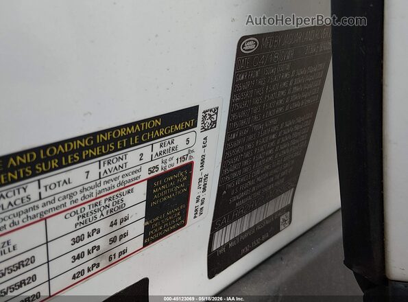 SALRR2RV2JA069252 2018 LAND ROVER DISCOVERY Белый Вид подкапотного пространства