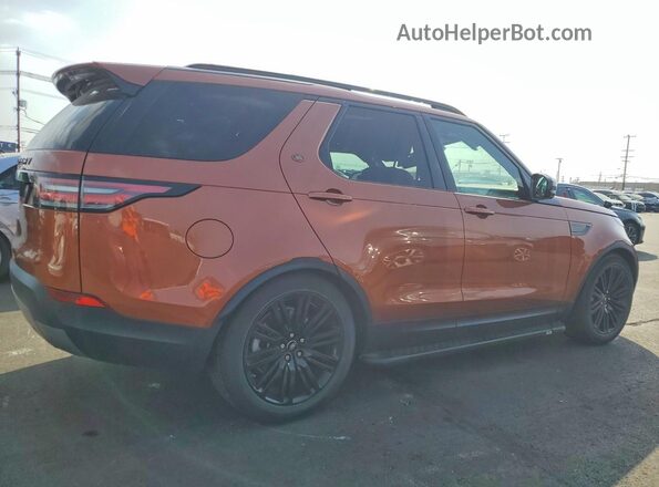 SALRR2RV9JA059365 2018 LAND ROVER DISCOVERY Оранжевый Задняя правая четверть