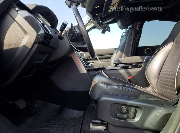 SALRR2RV9JA059365 2018 LAND ROVER DISCOVERY Оранжевый Вид салона спереди