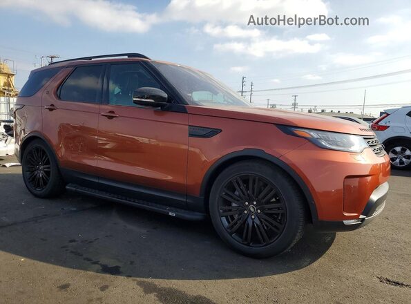 SALRR2RV9JA059365 2018 LAND ROVER DISCOVERY Оранжевый Передняя правая четверть