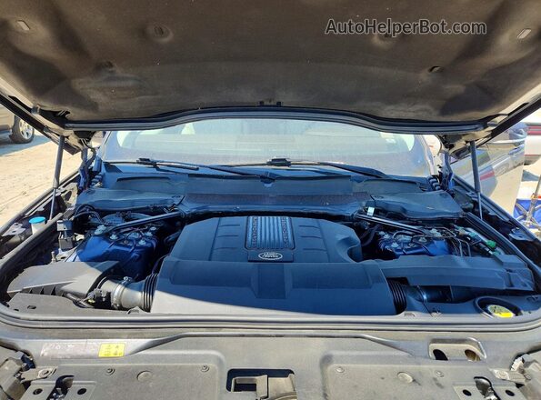 SALRRBBV0HA037338 2017 LAND ROVER DISCOVERY Синий Вид подкапотного пространства