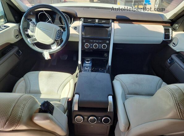 SALRRBBV2HA024462 2017 LAND ROVER DISCOVERY White Vista del salpicadero