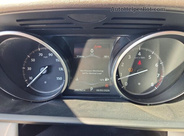 SALRRBBV2HA024462 2017 LAND ROVER DISCOVERY White Vista del cuadro de instrumentos