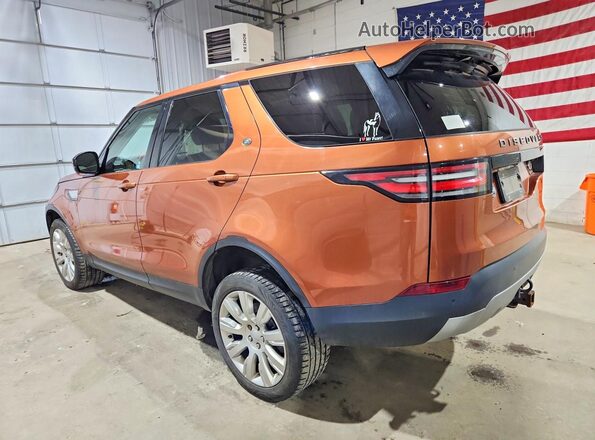 SALRRBBV2HA045425 2017 LAND ROVER DISCOVERY Orange Задня ліва чверть