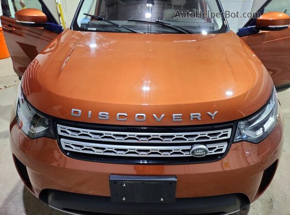 SALRRBBV2HA045425 2017 LAND ROVER DISCOVERY Orange Вид підкапотного простору