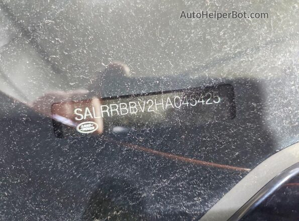 SALRRBBV2HA045425 2017 LAND ROVER DISCOVERY Orange Панорамний вид салону 360°