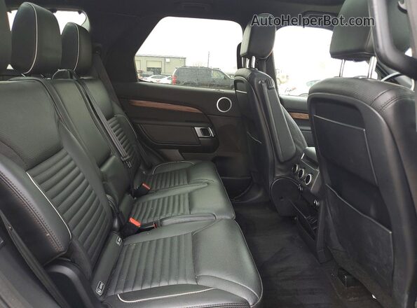 SALRRBBV6HA045072 2017 LAND ROVER DISCOVERY White უკანა სავარძლების ხედი