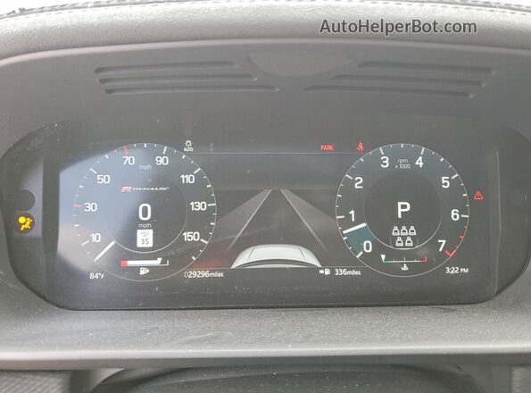 SALRT2EX0N2458836 2022 LAND ROVER DISCOVERY Tan Вид щитка приладів