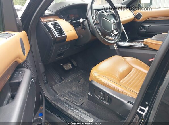 SALRT2RV2JA052727 2018 LAND ROVER DISCOVERY Black Widok wnętrza z przodu