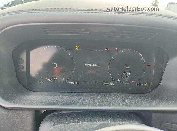SALRW4EU7R2494330 2024 LAND ROVER DISCOVERY Серебряный Вид щитка приборов
