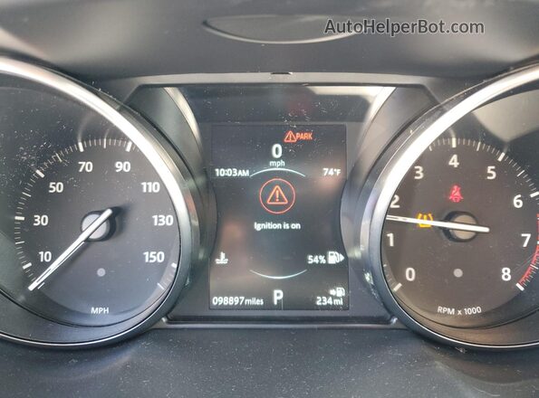 SALVC2RX6KH330389 2019 LAND ROVER RANGE Gray Widok zestawu wskaźników