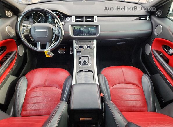 SALVD2RX0JH318122 2018 LAND ROVER RANGE Черный Вид панели приборов