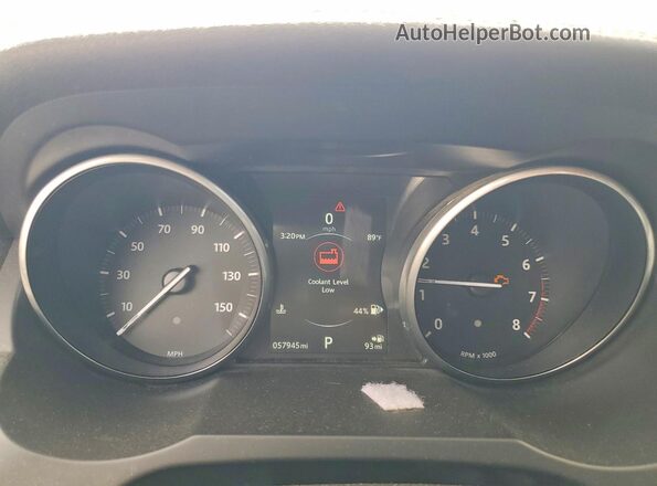 SALVP2BG1HH224729 2017 LAND ROVER RANGE Черный Вид щитка приборов