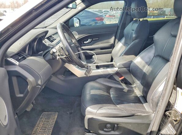 SALVP2BG1HH224729 2017 LAND ROVER RANGE Черный Вид салона спереди