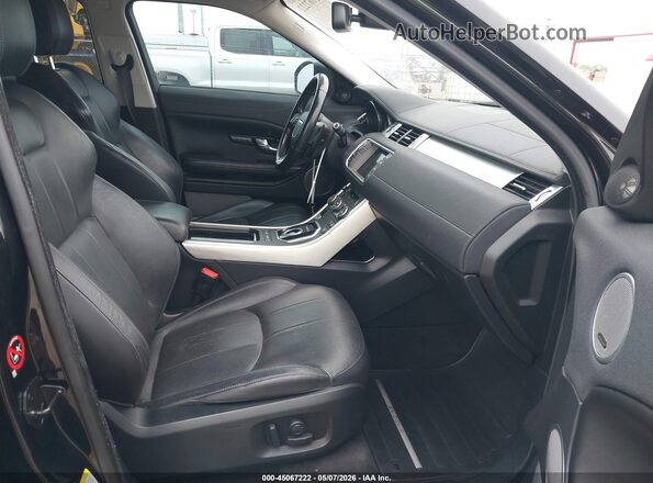 SALVP2BG8GH084497 2016 LAND ROVER RANGE ROVER EVOQUE Черный Вид салона спереди