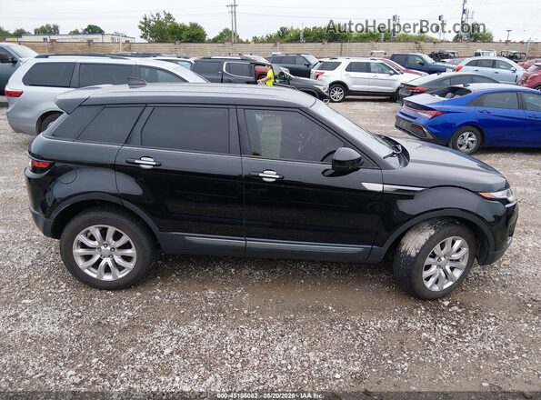 SALVP2RX6KH345060 2019 LAND ROVER RANGE ROVER EVOQUE Black უკანა სალონის ხედი